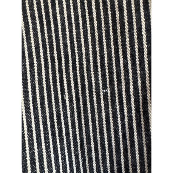 Men's Celine Homme Heidi Slimane Navy Hickory Flared Striped Trousers size 34 - Picture 6 of 7